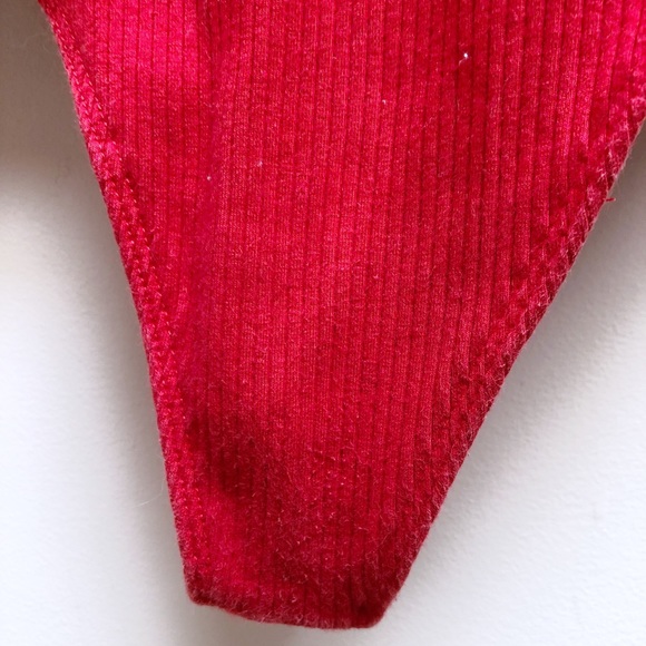 Pink Victoria Secret Ribbed Bodysuit - Picture 9 of 9